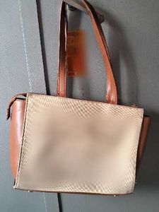 Stylish Brown &amp; Beige Tote Bag