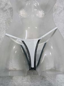 White &amp; Black 🥰Lace Detail Thong