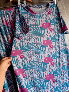 Floral Print co - ords or night suit