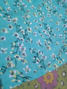 Cute Blue Floral Summer Dress