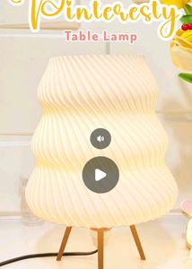 Modern Swirl Table Lamp