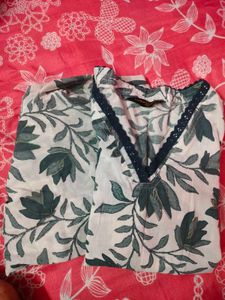 Cotton kurti set