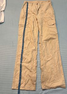 Women Khaki Cargo Pants