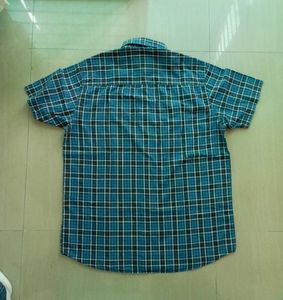 MAX Blue Checkered Shirt (100% Cotton)