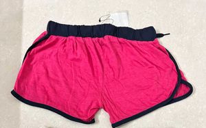 Pink Casual Girls Shorts