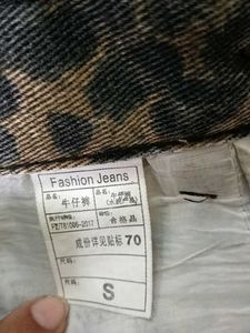 Leopard Print Jeans