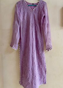 Beautiful Lavender Kurta Set