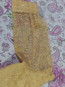 Golden Embellished Lehenga Set