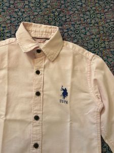 US Polo Assn. Boys Pink Shirt
