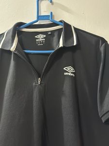 Umbro Black Polo T-Shirt