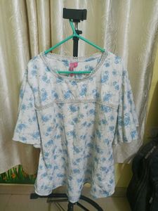 Blue Floral top