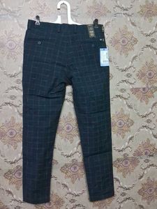 Men's Checked Trousers