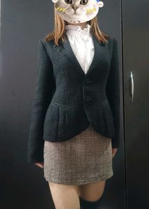 Black Tweed Coat
