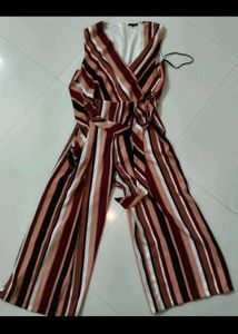 Elegant Striped Jumpsuit