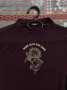 Maroon Graphic T-Shirt