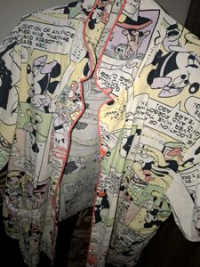 Mickey Mouse Comic Print Pajama Set