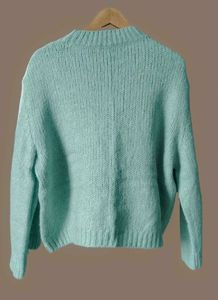 Zara Green Knit Sweater
