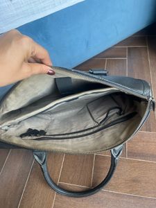 Leather Laptop Bag/have Some Fading On The Edges