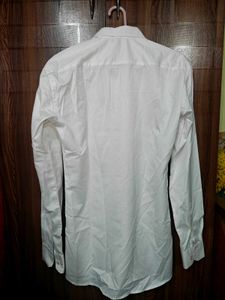 Classic White Men's Formal Shirt