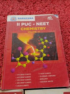 Narayana NEET Chemistry Textbooks Vol I, II, III