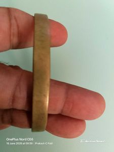 Brass Kada for Mens Wrist - Used
