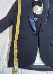 Boys fancy navy blue suit