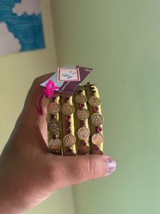 Silk thread Bangles+ Gift