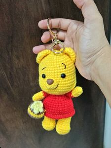 Winnie the Pooh Crochet Bag Charm