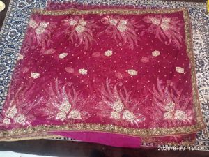 Magenta Designer Saree