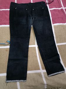 Party Wear Cotrise Capri For Women In 32 Size