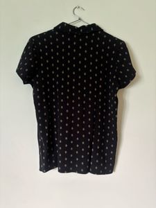 Uniqlo Cute Polka Dot Polo Shirt