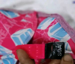 Pink &amp; Blue Diamond Print Bra