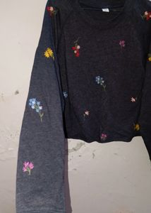 Resham Work Wool Top