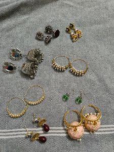 8 Earrings/Jhumke Just 499/-