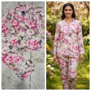 Beautiful Floral Pajama Set