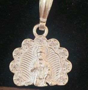 pure silver hanuman pendent