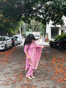 Elegant Pink Kurta Set with Dupatta