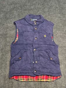 Polo Ralph Lauren Padded Puffer Vest (Tartan Flann