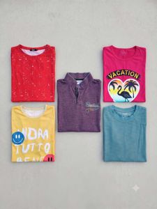 Premium Casual Wear Collection – Set of 5 Vibrant