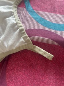 BeautyPlus White Cotton Bra's &amp; Matching Vest