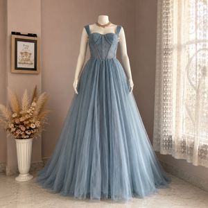 FIXED PRICE Blue Tulle Ballgown