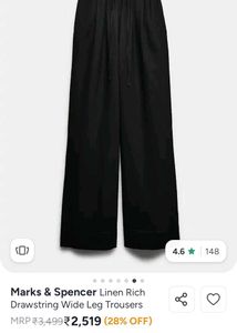 Marks & Spencer Wide Leg Trousers