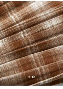 Plaid Pleated Savana Mini Skirt