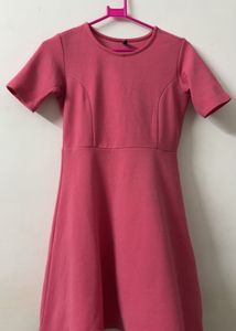 Cute Pink A-Line Dress