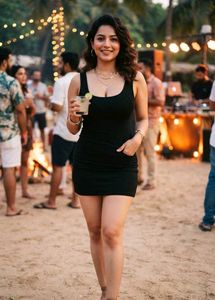 Black Sleeveless Midi Dress