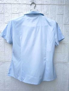 New with tag Cute Light Blue Collared Shirt