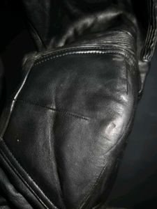 Black Leather Motorcycle Pants