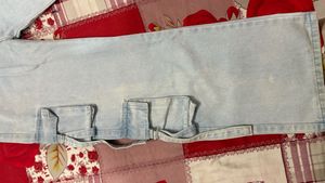 Light Wash Cargo Jeans