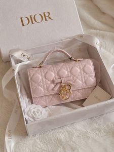 Dior Pink Patent leather Chain Shoulder Bag