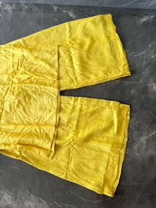 Vibrant Yellow Kurta Set with Dupatta